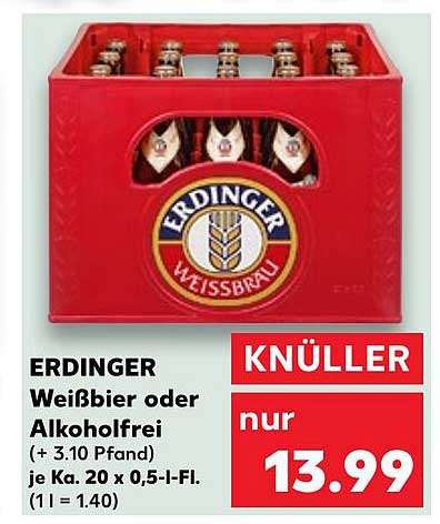 ERDINGER Weißbier oder Alkoholfrei