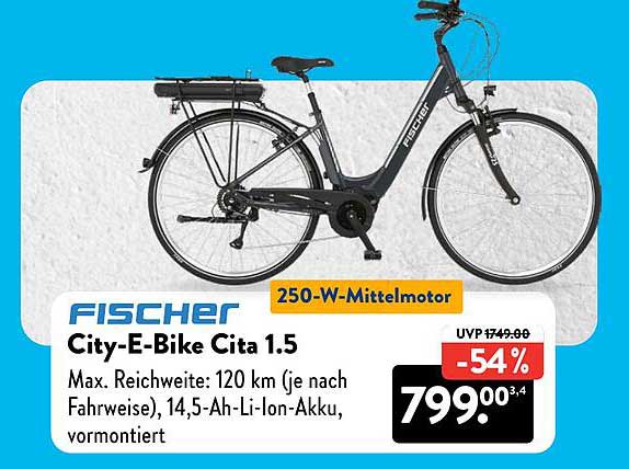 FISCHER City-E-Bike Cita 1.5