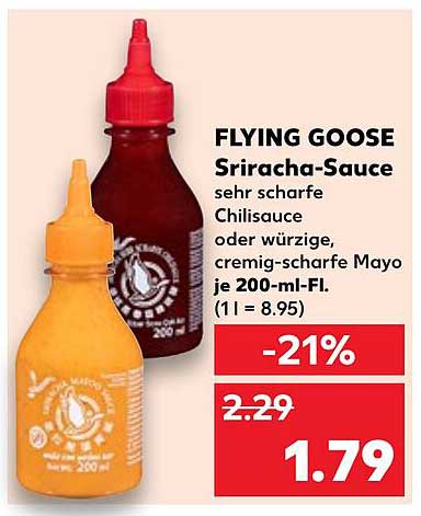 FLYING GOOSE Sriracha-Sauce