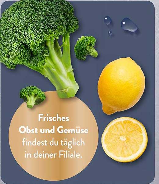 Frisches Obst und Gemüse