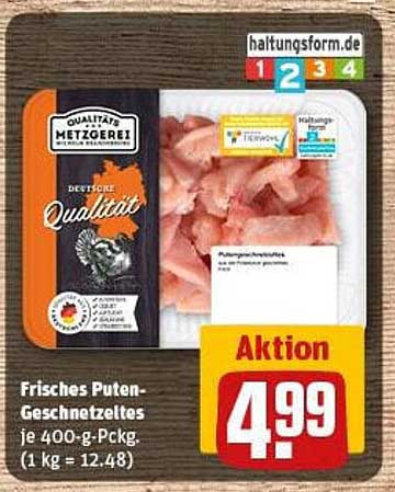 Frisches Puten-Geschnetzeltes