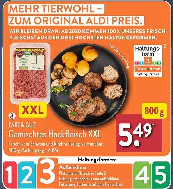 Gemischtes Hackfleisch XXL