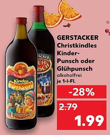 GERSTACKER Christkindles Kinder-Punsch oder Glühpunsch