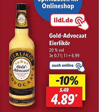 Gold-Advocaat Eierlikör