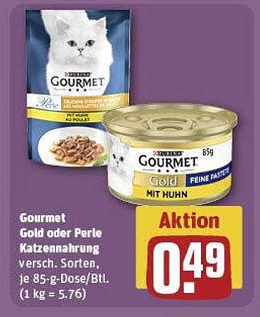 Gourmet Gold Katzennahrung