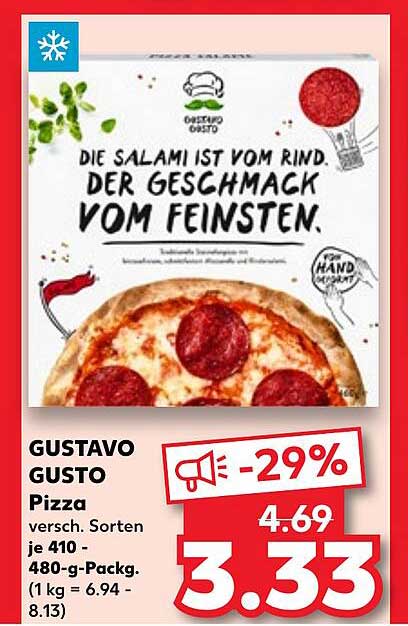 GUSTAVO GUSTO Pizza