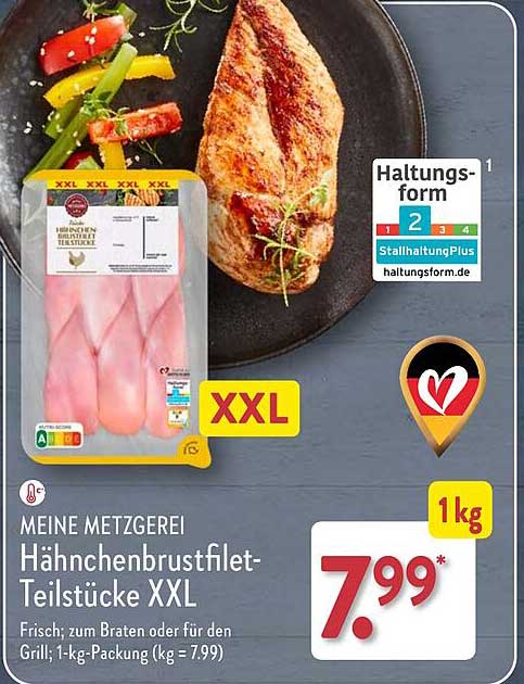 Hähnchenbrustfilet-Teilstücke XXL