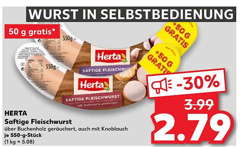 HERTA Saftige Fleischwurst