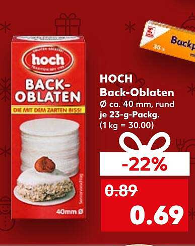 HOCH Back-Oblaten