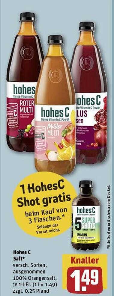 Hohes C Saft