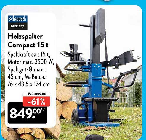 Holzspalter Compact 15 t