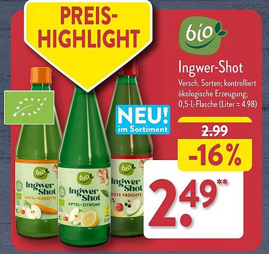 Ingwer-Shot