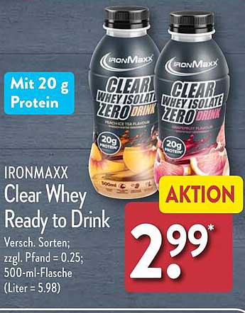 IRONMAXX Clear Whey Ready to Drink