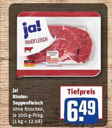 ja! Rinder-Suppenfleisch