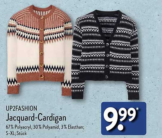 Jacquard-Cardigan