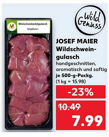 JOSEF MAIER Wildschweingulasch