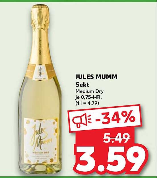 JULES MUMM Sekt