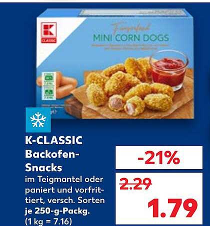 K-CLASSIC Backofen-Snacks