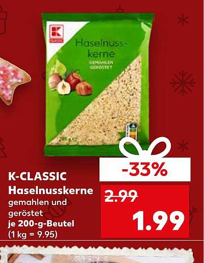 K-CLASSIC Haselnusskerne