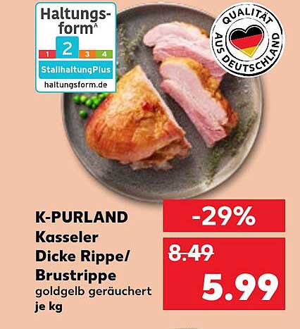 K-PURLAND Kasseler Dicke Rippe/Brustripe