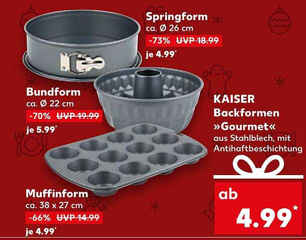 Kaiser Backformen »Gourmet«