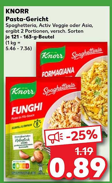 KNORR Pasta-Gericht