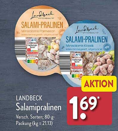 LANDBECK Salami-Pralinen