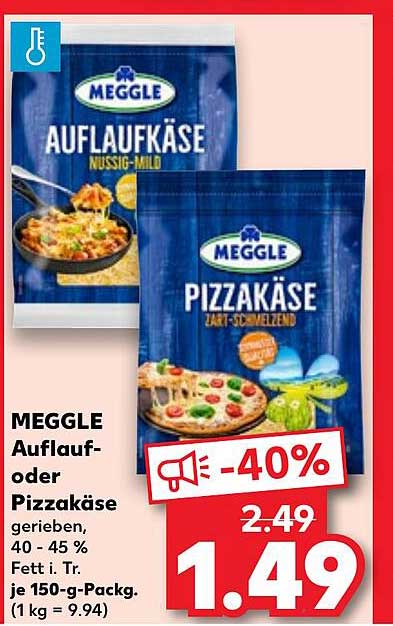 MEGGLE Auflauf- oder Pizzakäse