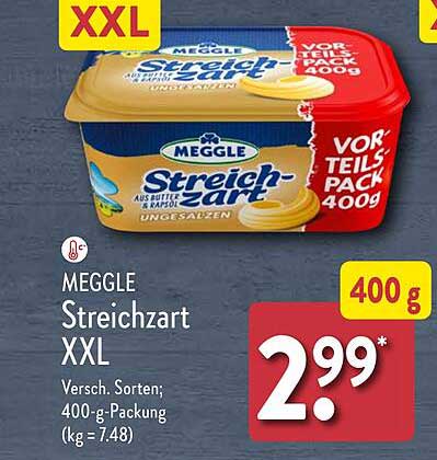 MEGGLE Streichzart XXL