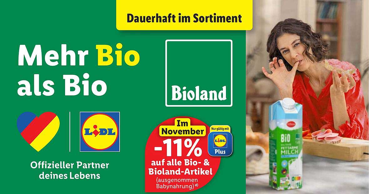 Mehr Bio als Bio  
Bioland  