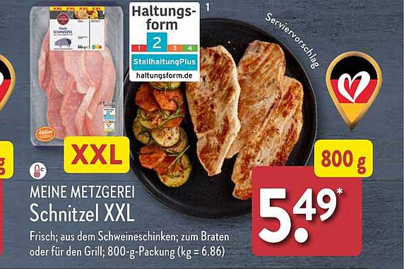 MEINE METZGERIE Schnitzel XXL