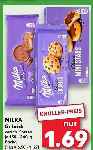 MILKA Gebäck