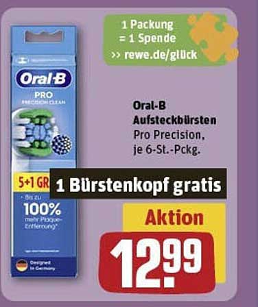 Oral-B Aufsteckbürsten Pro Precision, je 6-St.-Pckg.