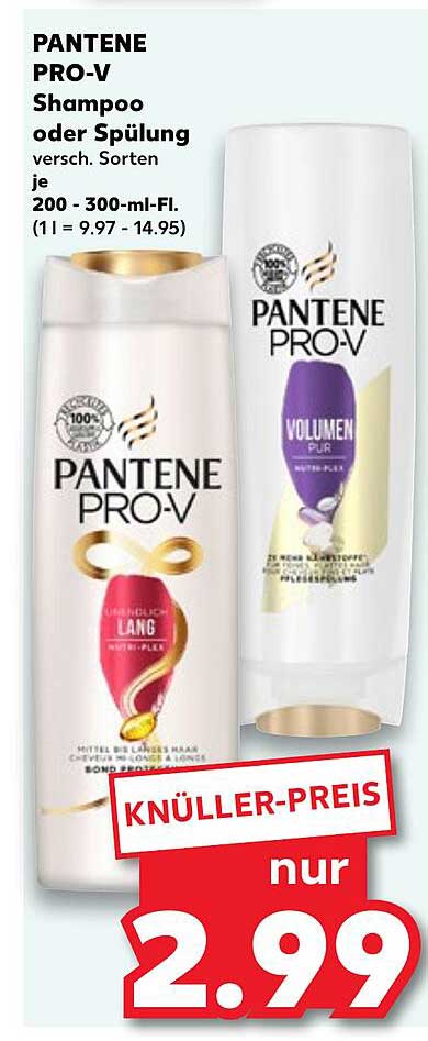 PANTENE PRO-V Shampoo oder Spülung