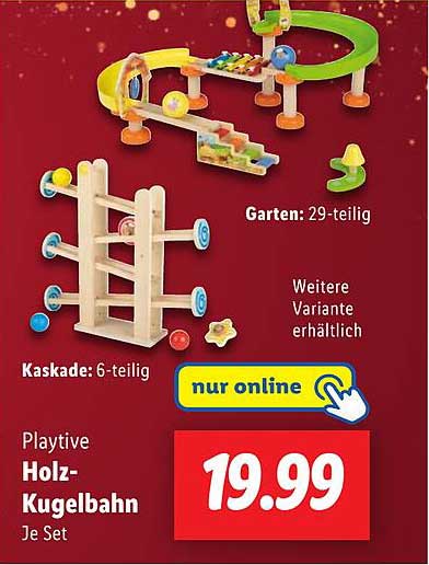 Playtive Holz-Kugelbahn