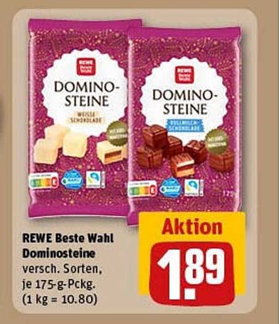 REWE Beste Wahl Dominosteine