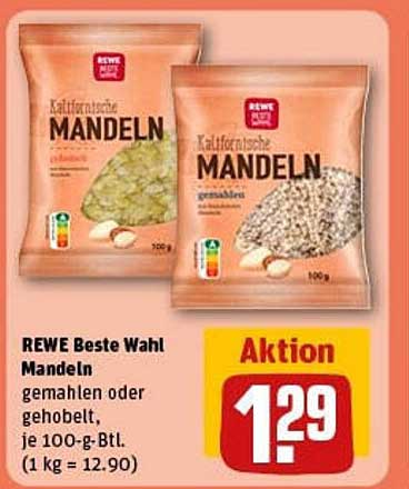 REWE Beste Wahl Mandeln