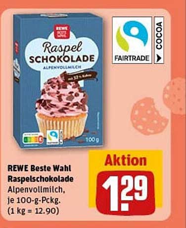 REWE Beste Wahl Raspelschokolade