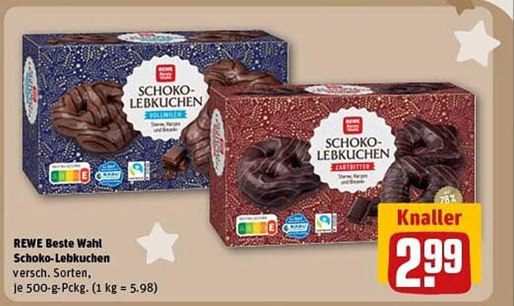 REWE Beste Wahl Schoko-Lebkuchen