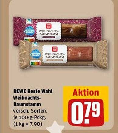 REWE Beste Wahl Weihnachts-Baumstamm