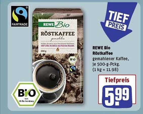 REWE Bio Röstkaffee