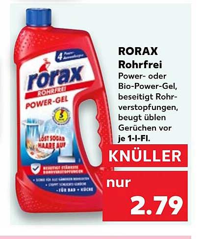 RORAX Rohrfrei Power-Gel