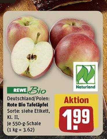 Rote Bio Tafeläpfel