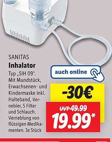 SANITAS Inhalator Typ „SIH 09“