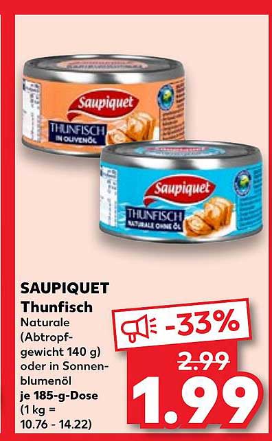 SAUPIQUET Thunfisch