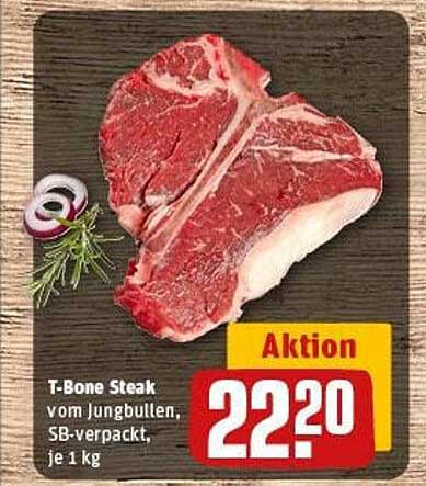 T-Bone Steak vom Jungbullen