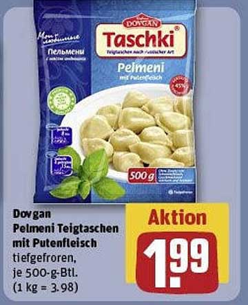 Taschki Pelmeni Teigtaschen mit Putenfleisch