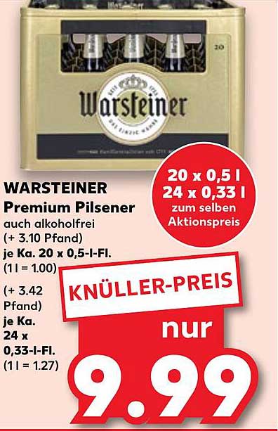 WARSTEINER Premium Pilsener