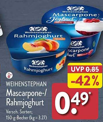 WEIHENSTEPHAN Mascarpone-/Rahmjoghurt