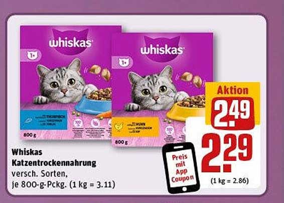 Whiskas Katzentrockenährung